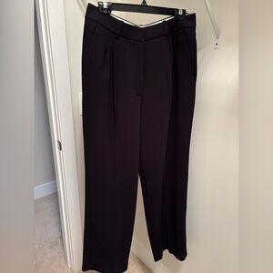 NWOT Aritzia Classic Black  Trousers 12
